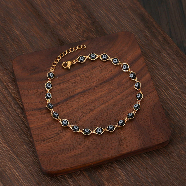 Product detail photo of Stainless Steel Acrylic Eye Bracelet, stainless steel acrylic eye bracelet