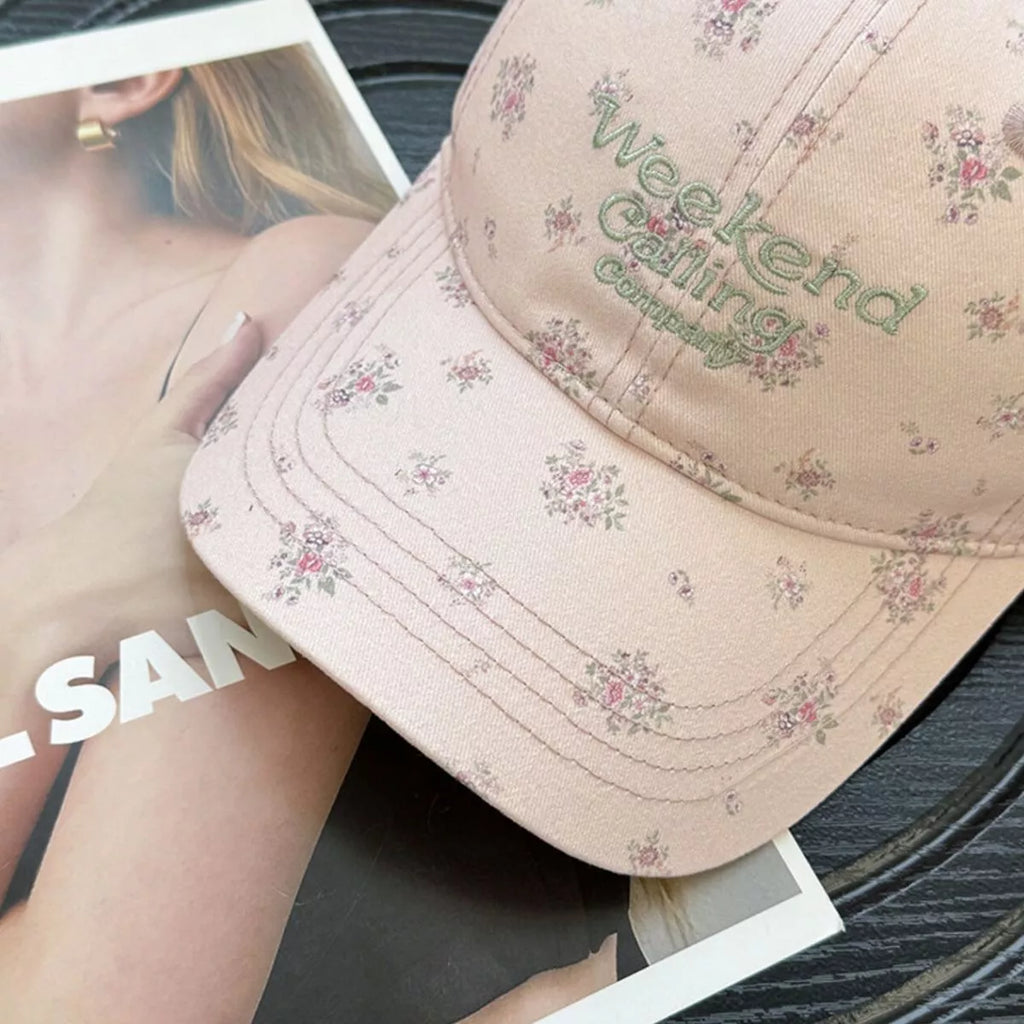 Floral print baseball cap — additional view 5