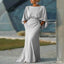 Batwing sleeve ruched maxi dress — primary view