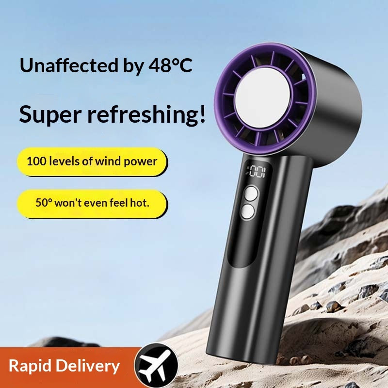 Foldable USB Turbo Fan, shown in a clear product image
