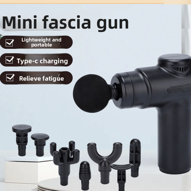 Electric fascia massage gun shown on white background 主图