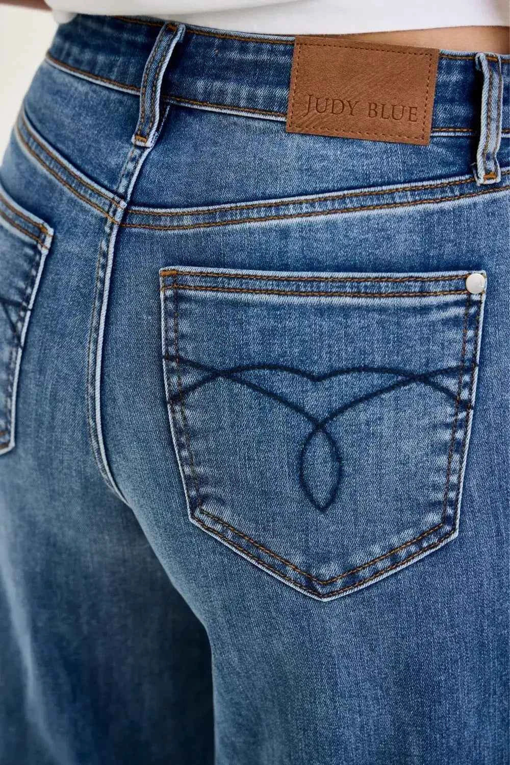 High-waist tummy control flare jeans — additional view 5