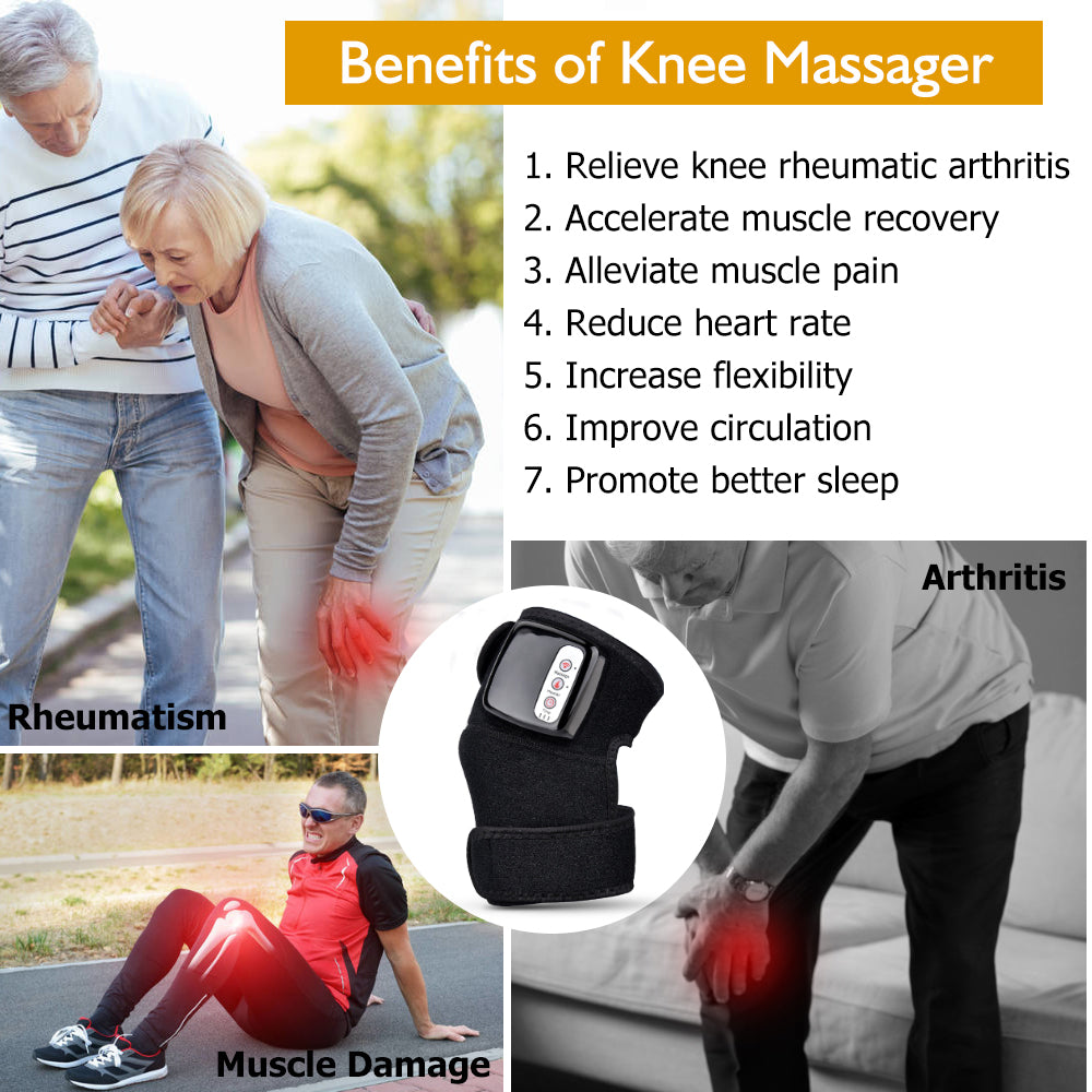 Heated Vibration Massager Wrap - Knee, Elbow & Shoulder, close-up product view