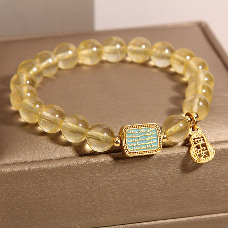 Product detail photo of Yellow Crystal Bracelet, yellow crystal bracelet