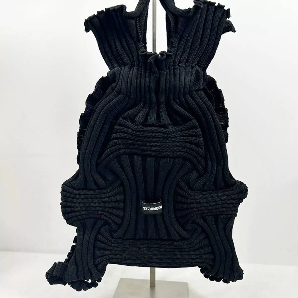 Textured knit backpack — additional view 3