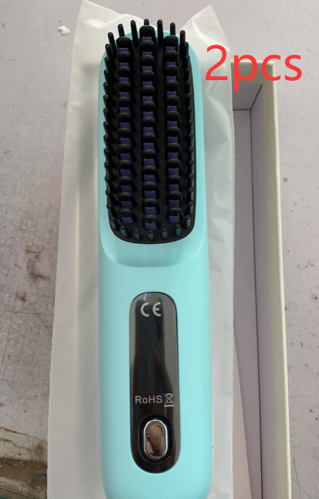 2-in-1 Wireless Hair Straightener Comb - Cordless & Rechargeable, product view 19