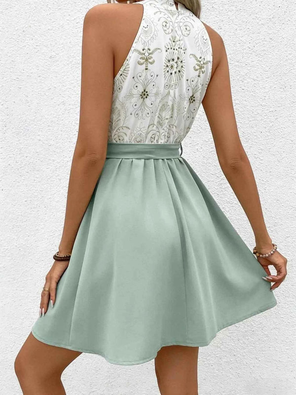 Tie waist A-line dress — additional view 5