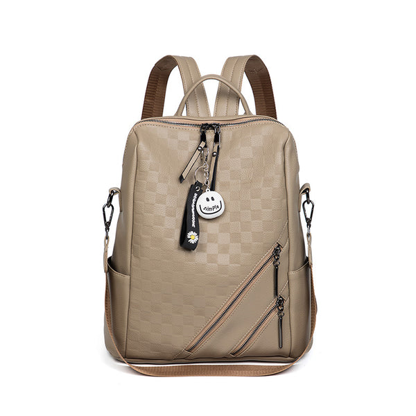 Product detail photo of Checkerboard Backpack, beige, everyday style