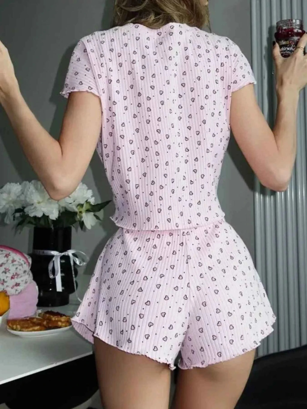 Heart print lounge set — additional view 5