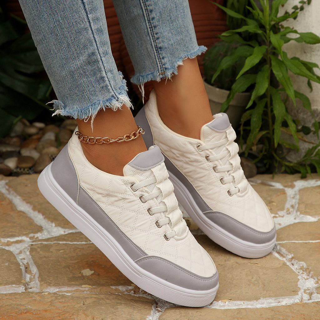 Suede-look sneakers color lineup