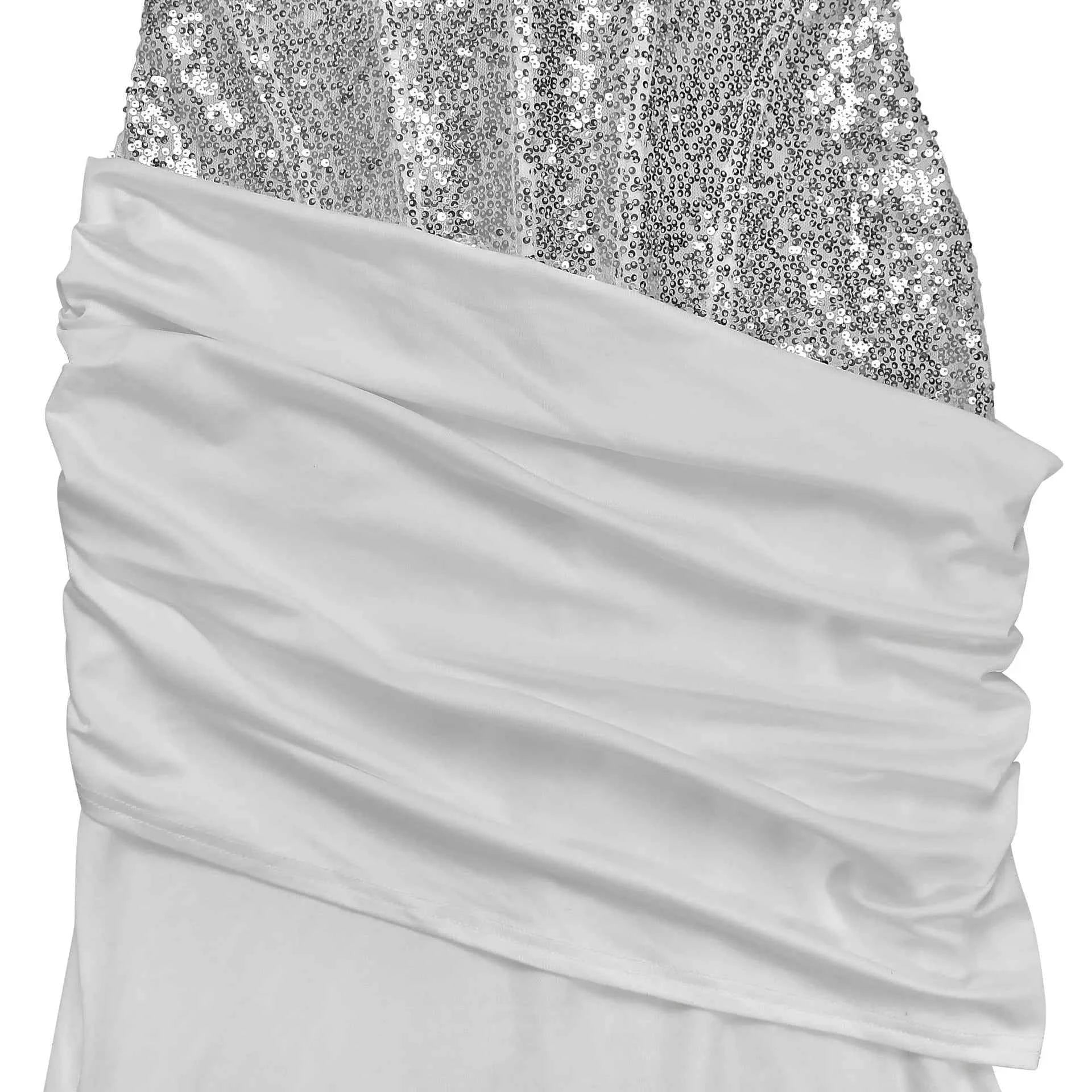 Sequin halter neck maxi dress — additional view 9