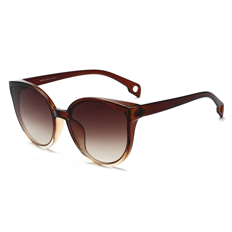 Two-Tone Tinted Fashion Sunglasses, side product view