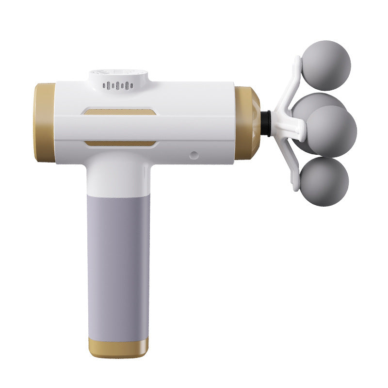 Mini massage gun LCD display and speed control detail