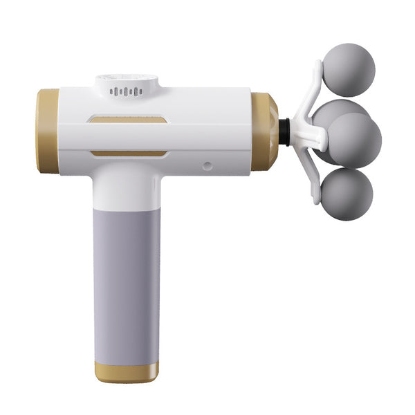 Mini massage gun LCD display and speed control detail