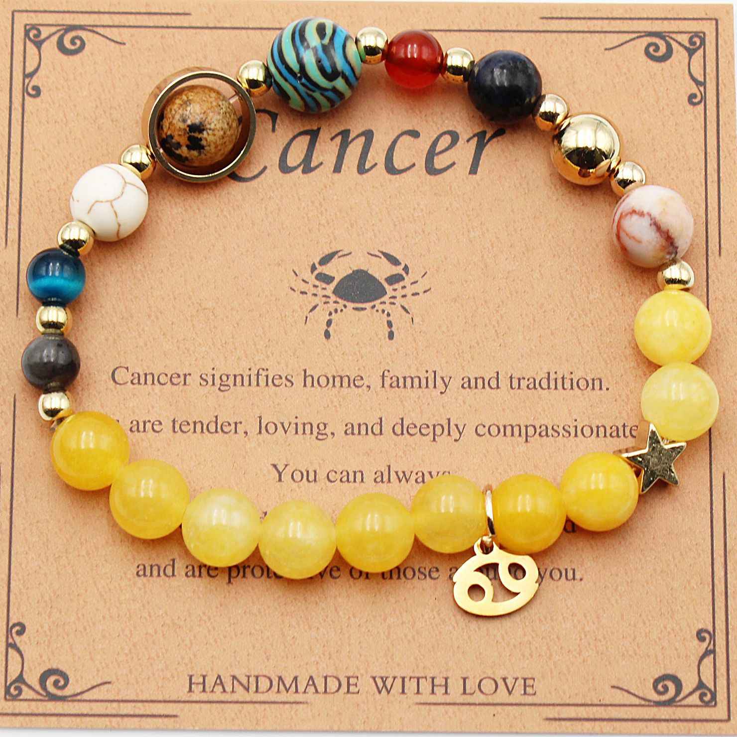Magic of Eight Planets Jewelry Bracelet-Fashion-Splashis-Color:Cancer Topaz-Splashis