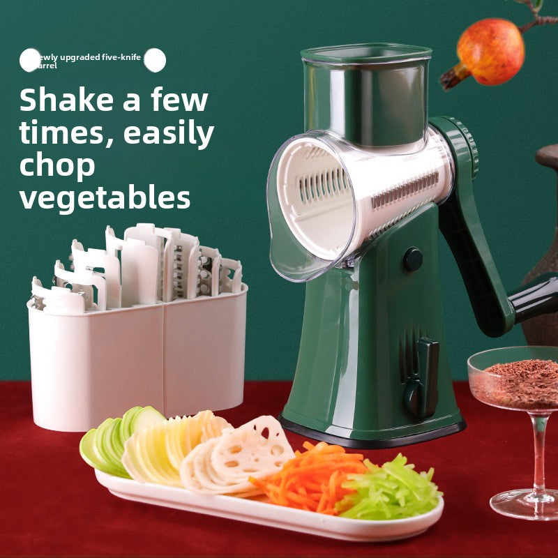Hand Crank Vegetable Chopper Slicer and Dicer product photo