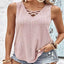 Eyelet wide strap tank top — primary view