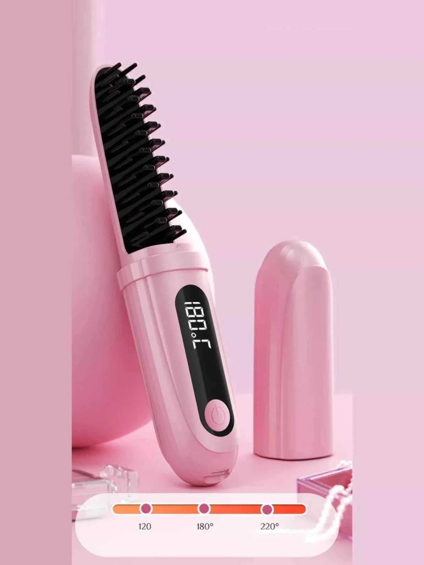 Rechargeable Heated Straightening Comb, alternate product view