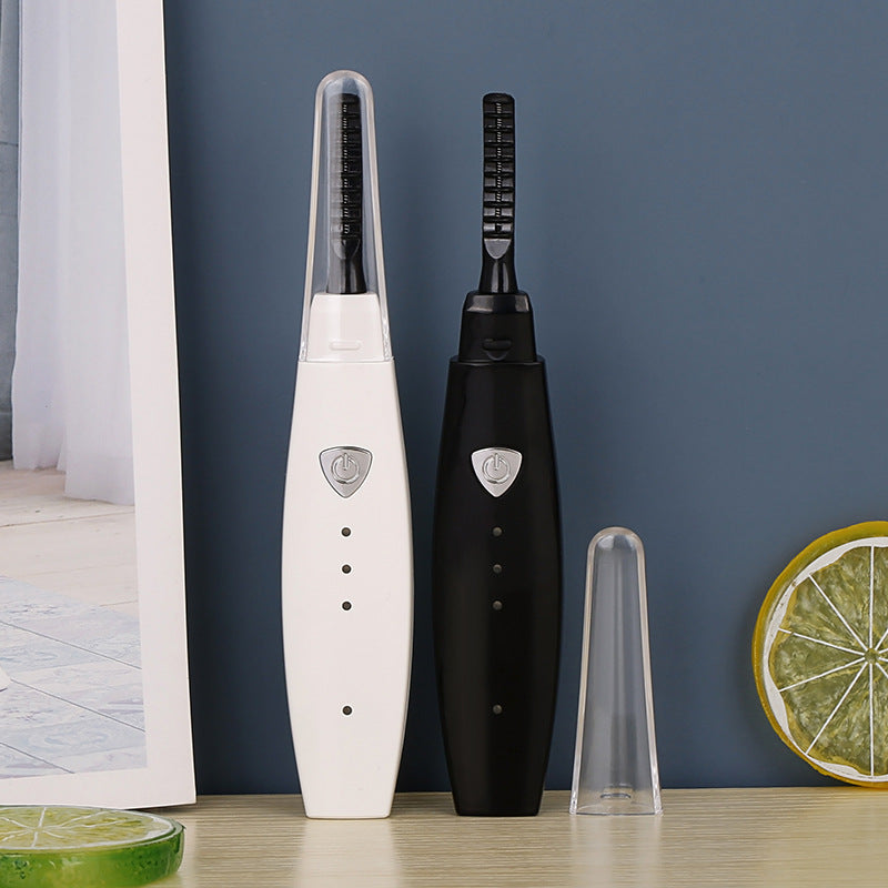 Heated eyelash curler in white - view 5
