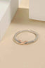 Zircon infinity ring in silver-plated alloy — additional view 2