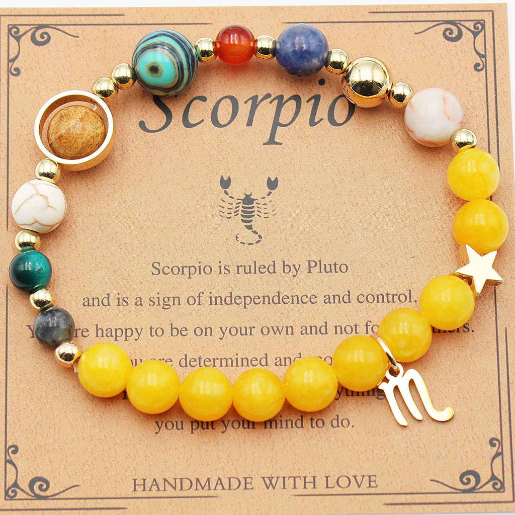 Magic of Eight Planets Jewelry Bracelet-Fashion-Splashis-Color:Scorpio Topaz-Splashis