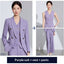 Purple women's suit set, alternate view