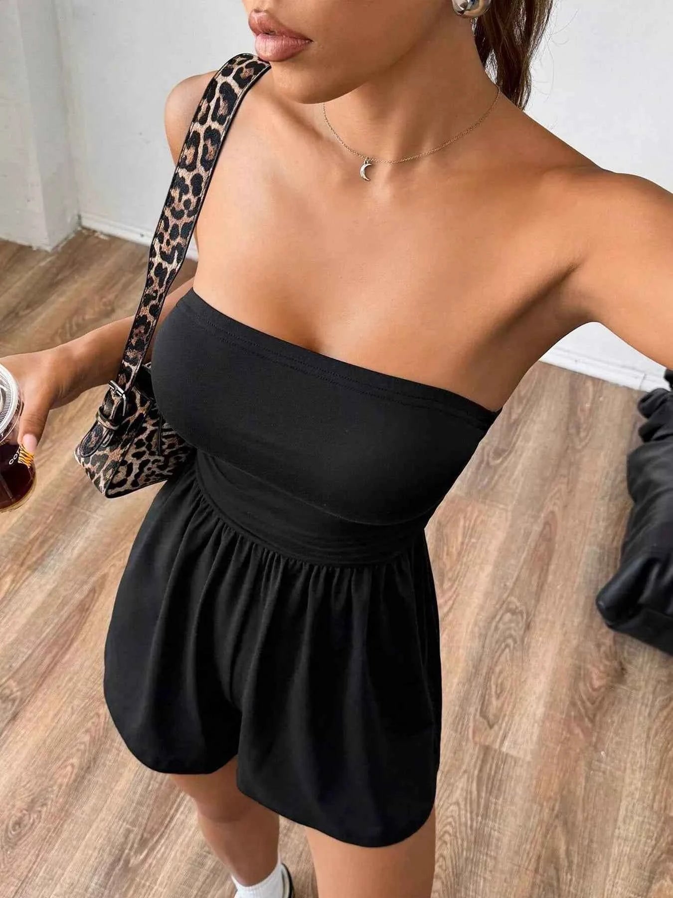 Ruched Waist Romper, product view 8