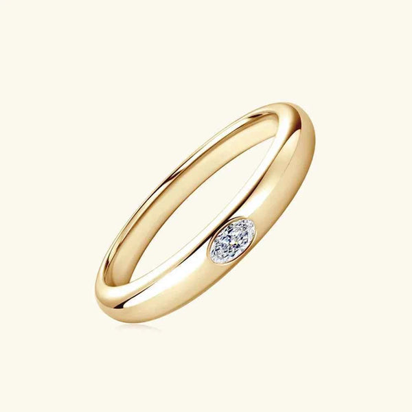 silver-plated alloy cubic zirconia ring — additional view 10