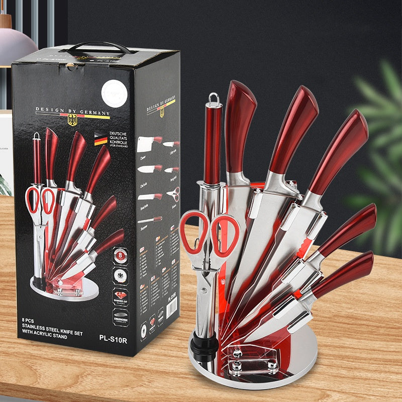 8-Piece Stainless Steel Knife Set — main product image