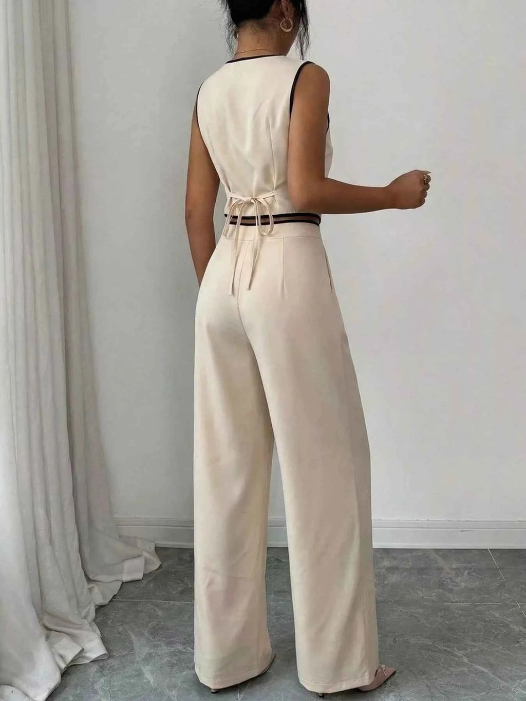 Casual vest and pants set — additional view 6