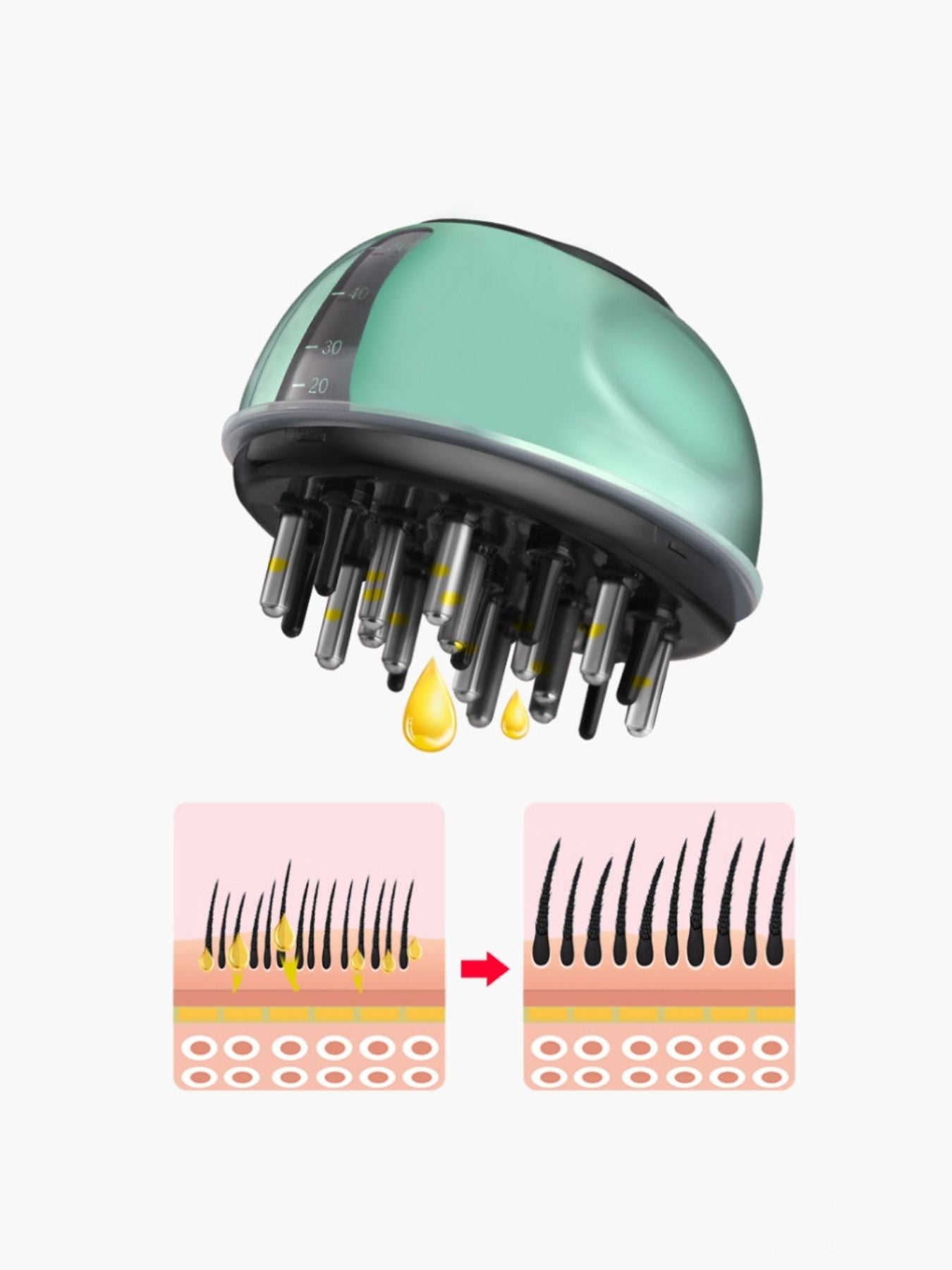 Portable Scalp Massage Brush view 5