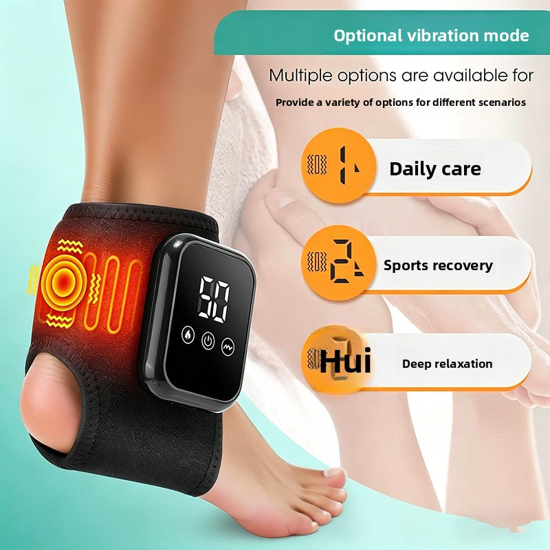 Electric heating ankle protector shown on white background