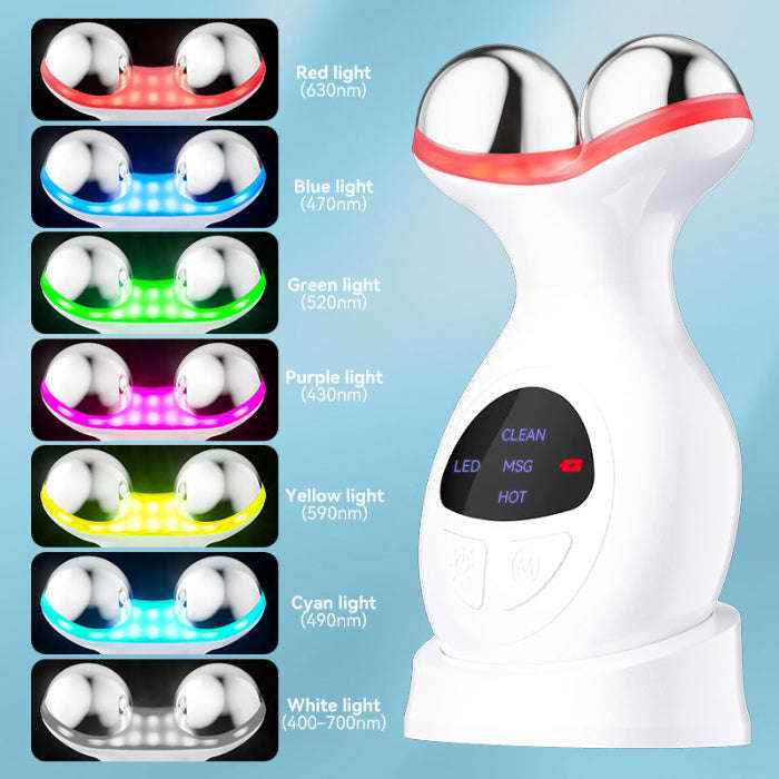 7-color LED facial massager — primary view