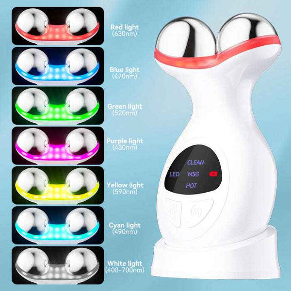 7-color LED facial massager — primary view