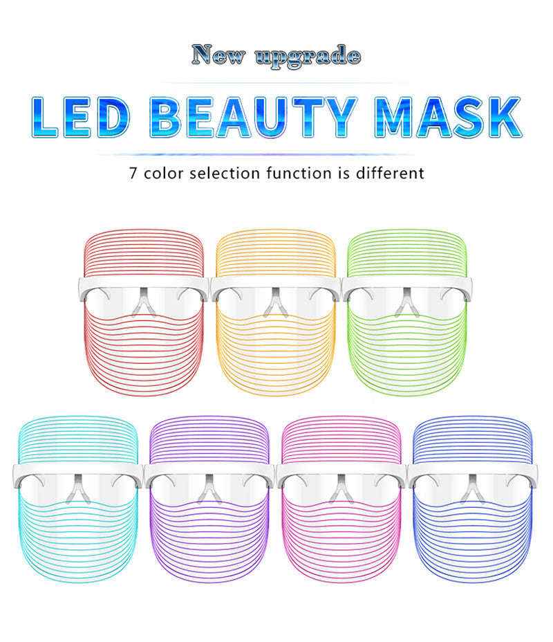7-Color LED Photon Facial Mask-Personal Care Appliances-Splashis-Splashis