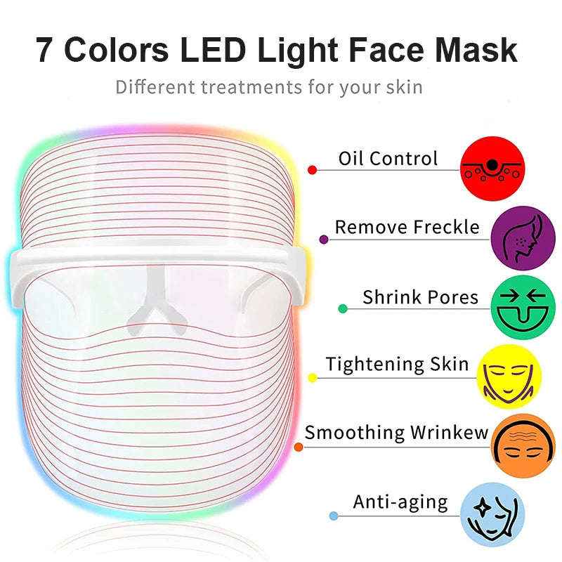 7-color LED light therapy face mask — additional view 2