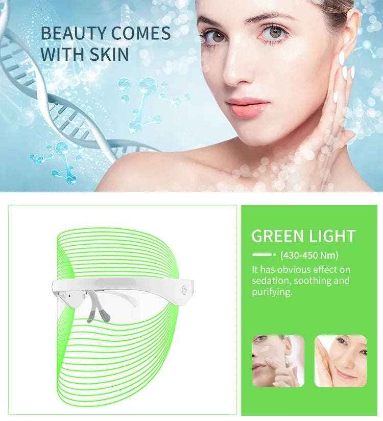 7-color LED light therapy face mask — additional view 11