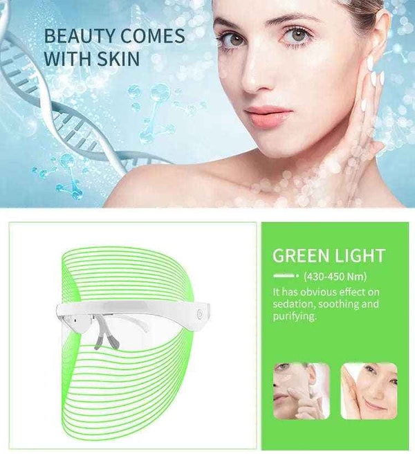7-color LED light therapy face mask — additional view 11