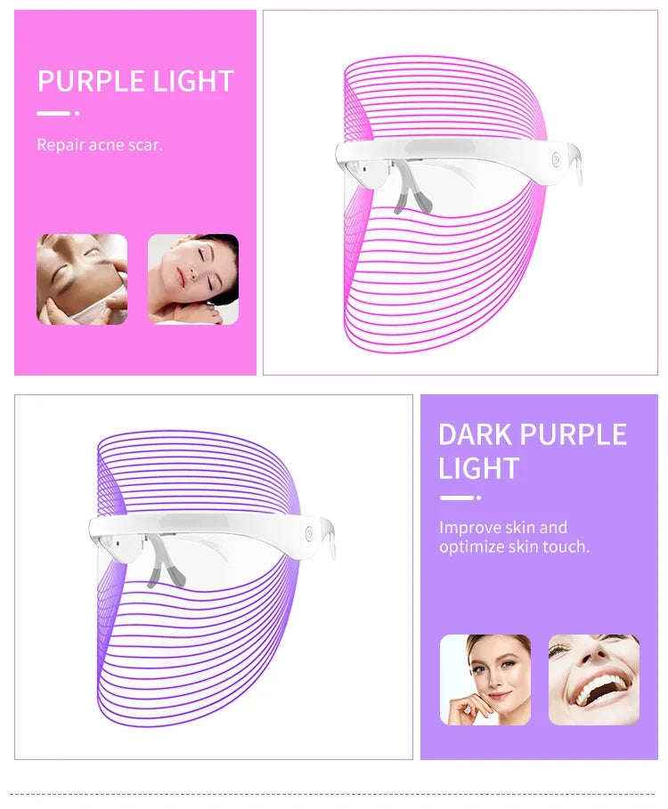 7-color LED light therapy face mask — additional view 12