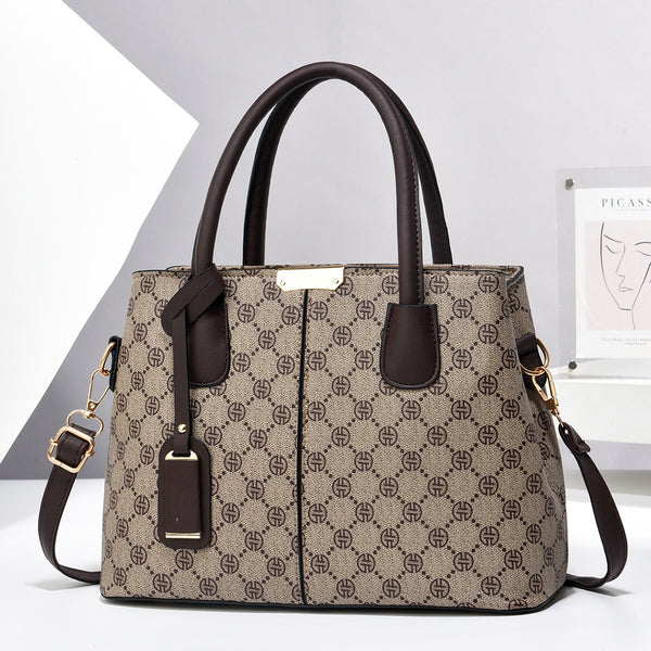 Women's PU Leather Square Tote Bag with Crossbody Strap, product view 9