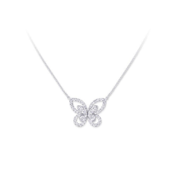 Product detail photo of Sterling Silver Clavicle Chain Pendant, Necklace, sterling silver clavicle chain pendant