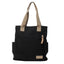 Canvas tote bag shown styled for campus