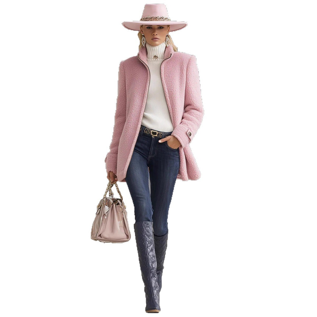 Zip-up fleece jacket for women, image 5