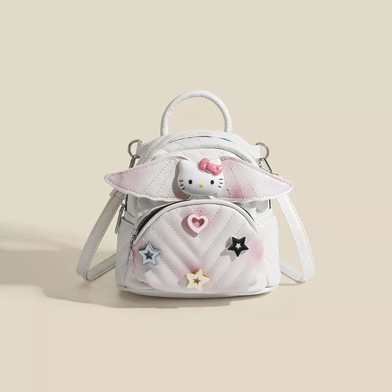 Mini Wings PU Leather Backpack — main product image