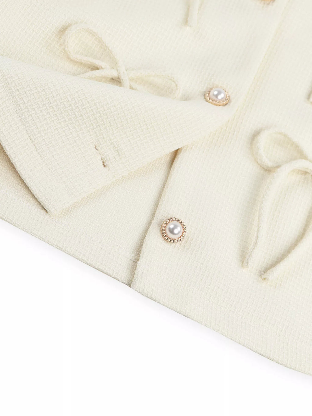 Bow detail cropped jacket — additional view 10
