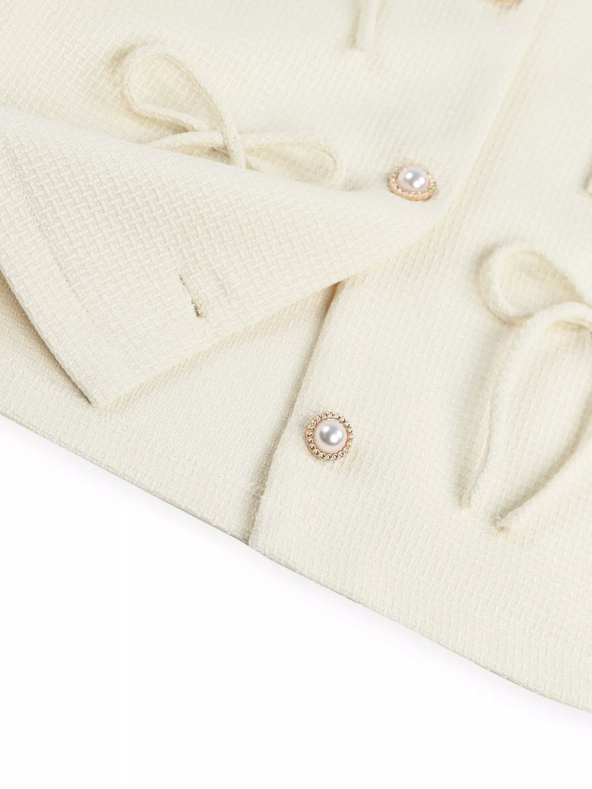 Bow Detail Cropped Outerwear, product view 10