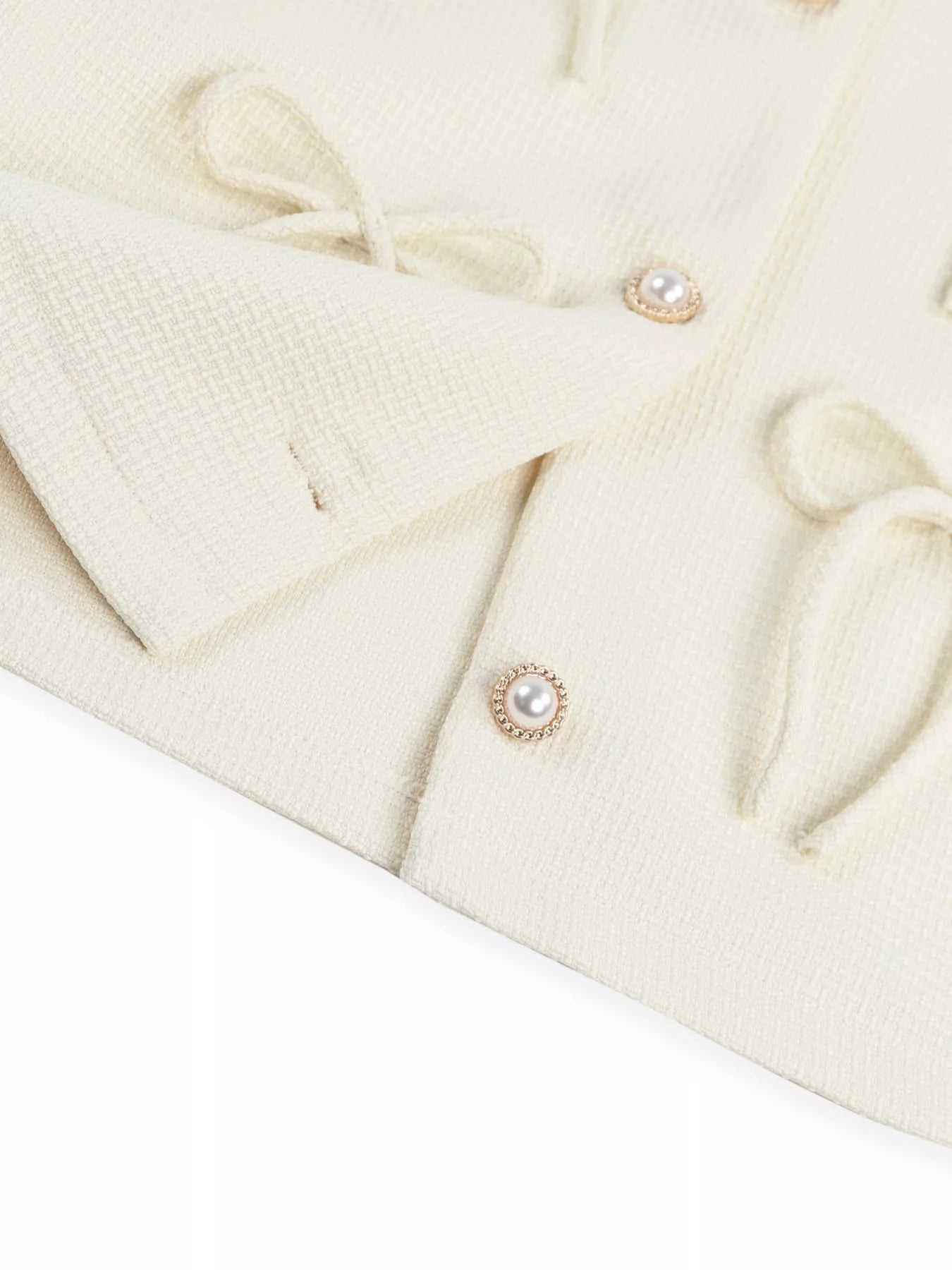 Bow detail cropped jacket — additional view 10