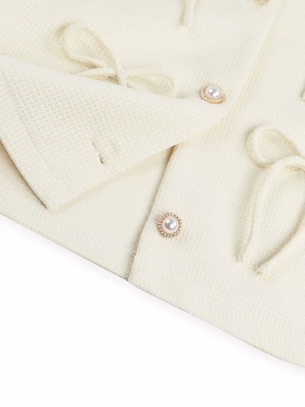 Bow detail cropped jacket — additional view 10