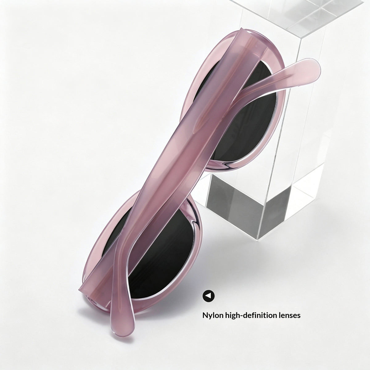 Star-Stud Oval Frame Sunglasses, product view 8