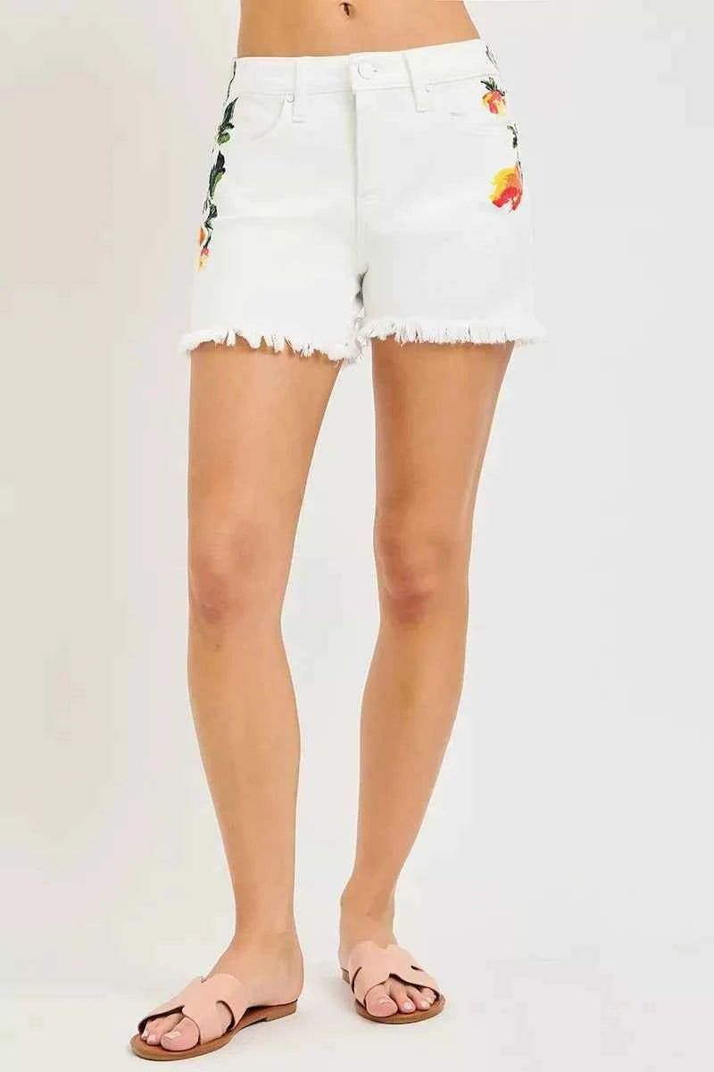 Flower print tummy control shorts — additional view 5
